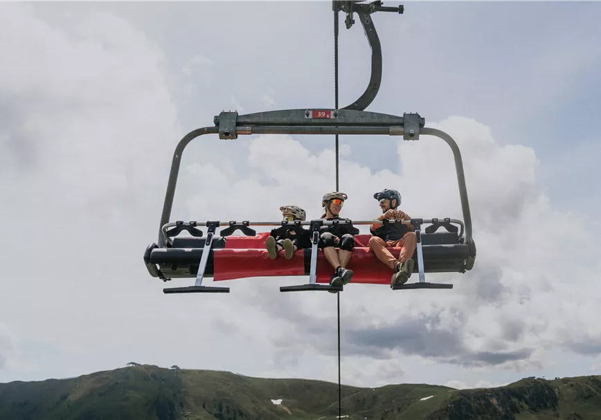 Biketransport in der Sonnenrastbahn