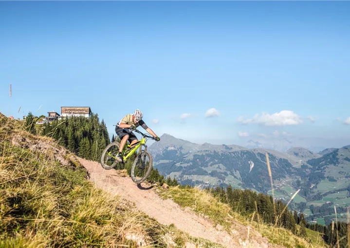 Mountainbiken am Hahnenkamm