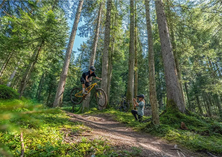 Mountainbiken auf dem Fleckalm Trail