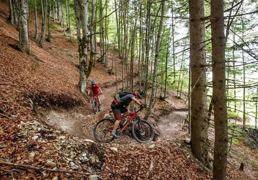 Mountainbiken auf dem Lisi Osl Trail