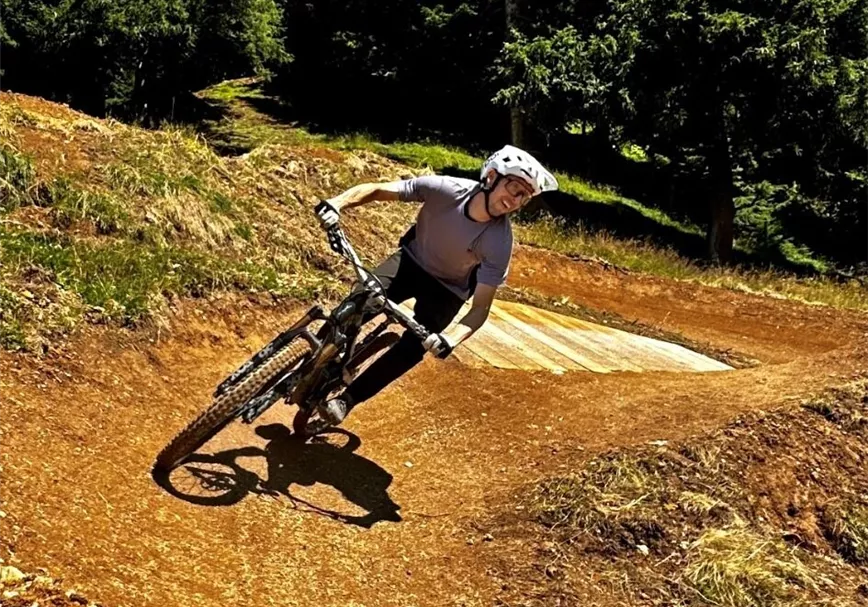 Mountainbiker auf dem Streiteck Trail