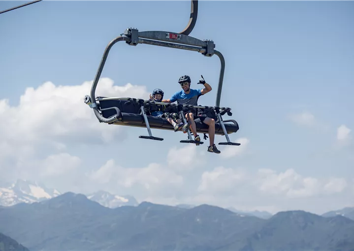 Sessellift mit Biketransport