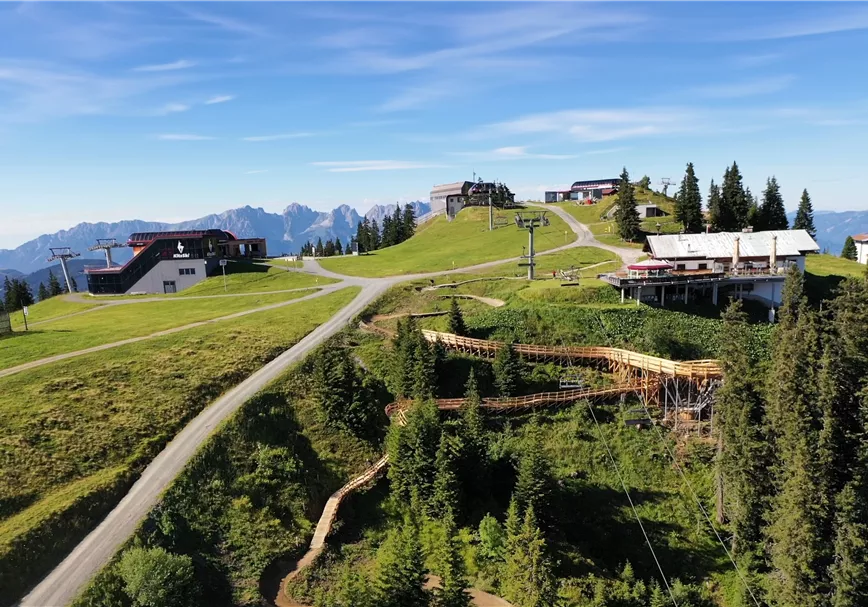 Sonnenrast Trail bei Bergstation