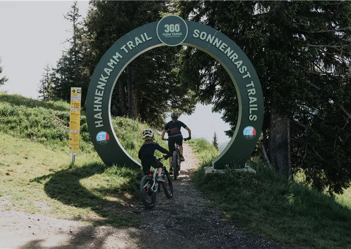 Start der Flow Trails Sonnenrast