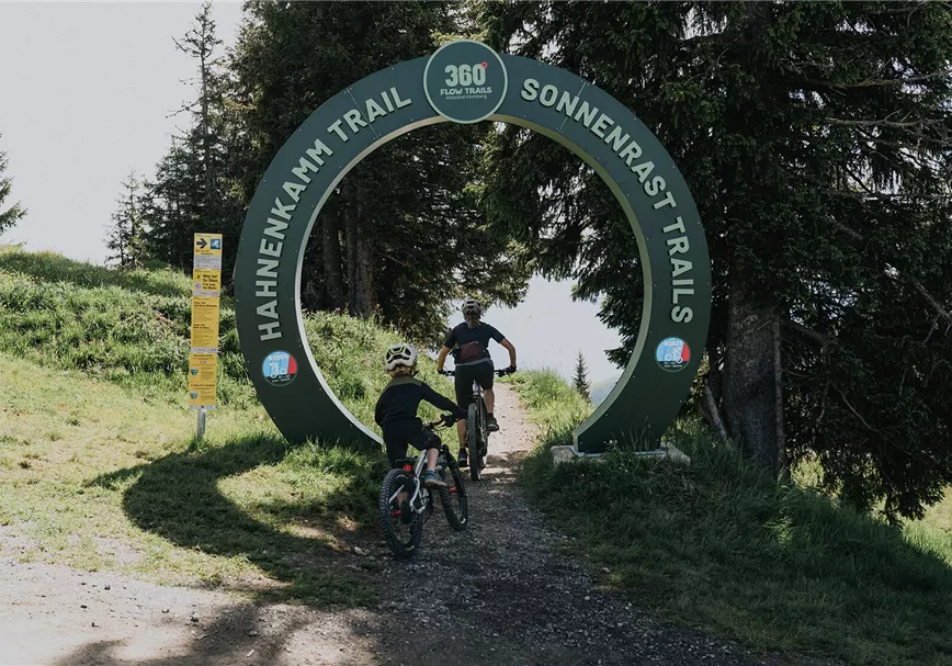 Start des Hahnenkamm Trails